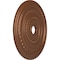 Ekena Millwork Cole Ceiling Medallion (Fits Canopies up to 9 1/8"), 25 3/8"OD x 3 3/8"ID x 1 3/8"P, Polished Copper CM25COPOS - alternate 4